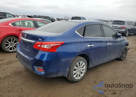 2016 Nissan Sentra S z USA, uszkodzony, nr VIN 3N1AB7AP8GY318521